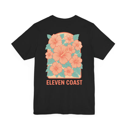 Floral Hibiscus Orange T-Shirt Women 