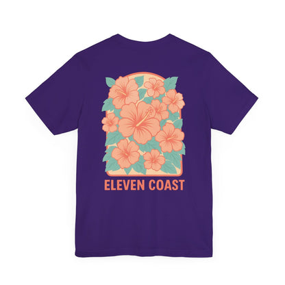 Floral Hibiscus Orange T-Shirt Women 
