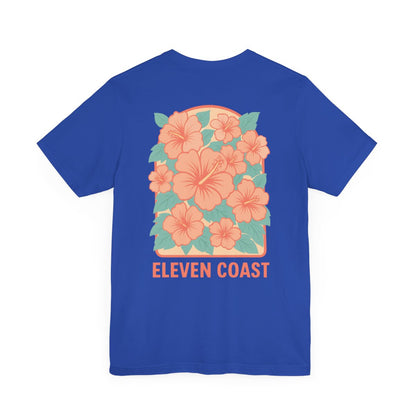 Floral Hibiscus Orange T-Shirt Women 