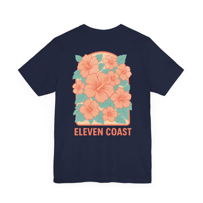 Floral Hibiscus Orange T-Shirt Women 