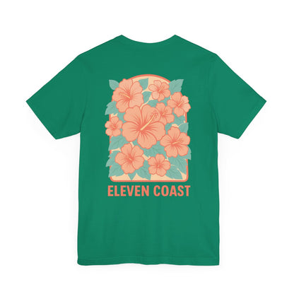 Floral Hibiscus Orange T-Shirt Women 
