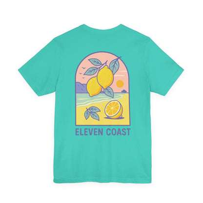 Lemon Beach Scene T-Shirt For Men 
