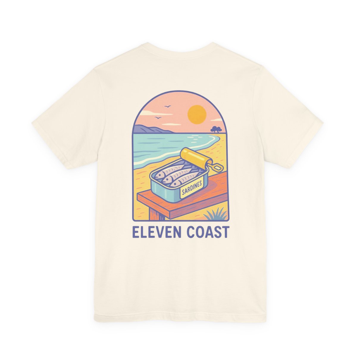 Lavender Dawn Breeze Seaside T-Shirt Men #en:color_natural,fr:couleur_naturel