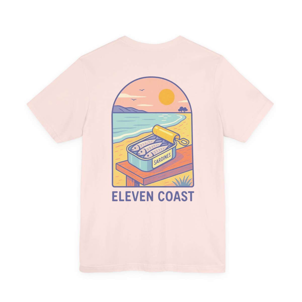Lavender Dawn Breeze Seaside T-Shirt Men #en:color_soft-pink,fr:couleur_rose-doux