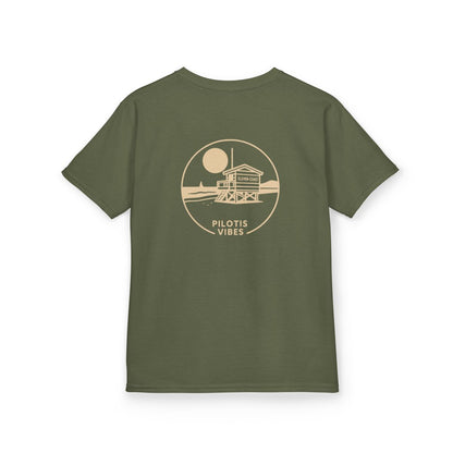 Kids Stilt Hut Tee Pilotis Vibes 