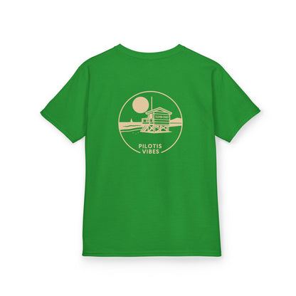 Kids Stilt Hut Tee Pilotis Vibes 