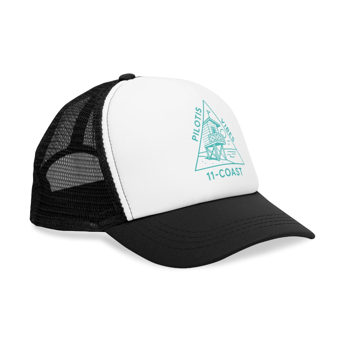 Men's Pilotis Vibes Beach Huts Cap Mint #en:color_black,fr:couleur_noir