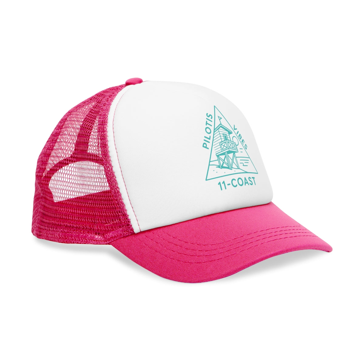 Men's Pilotis Vibes Beach Huts Cap Mint #en:color_pink,fr:couleur_rose
