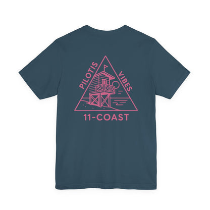 Pilotis Vibes Women T-Shirt Pink Badge 