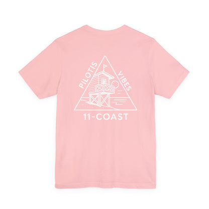 Mens Pilotis Vibes T-Shirt Geometric Badge 