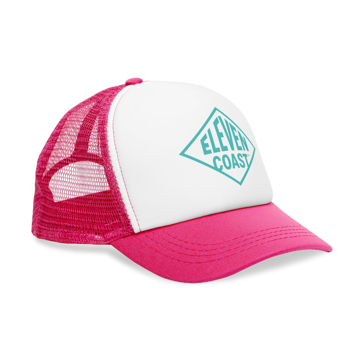 Mens Geometric Logo Mint Aqua Cap #en:color_pink,fr:couleur_rose