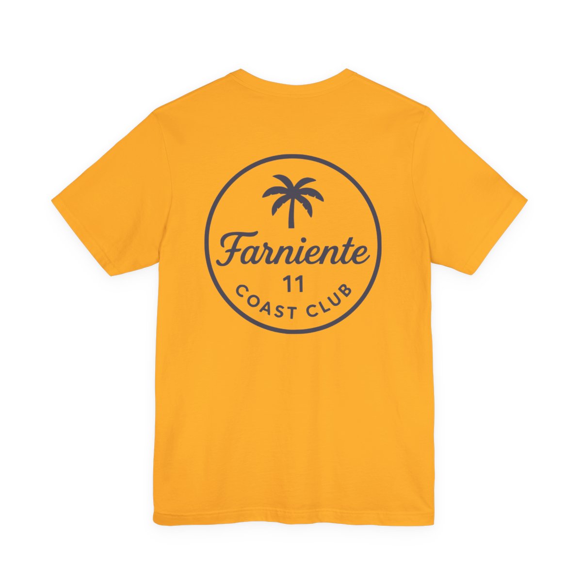 Navy Palm Tree Club T-Shirt Men #en:color_gold,fr:couleur_or