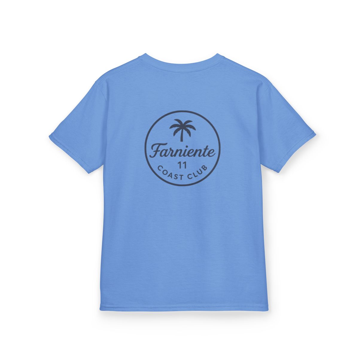 Kids Palm Tree Badge Tee Navy 