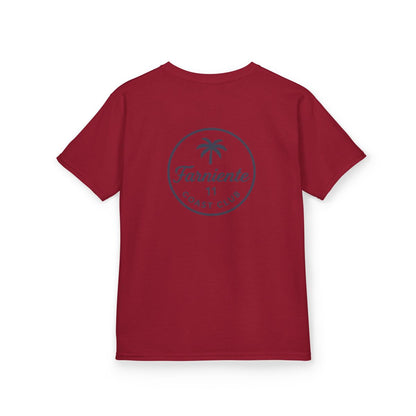 Kids Palm Tree Badge Tee Navy 