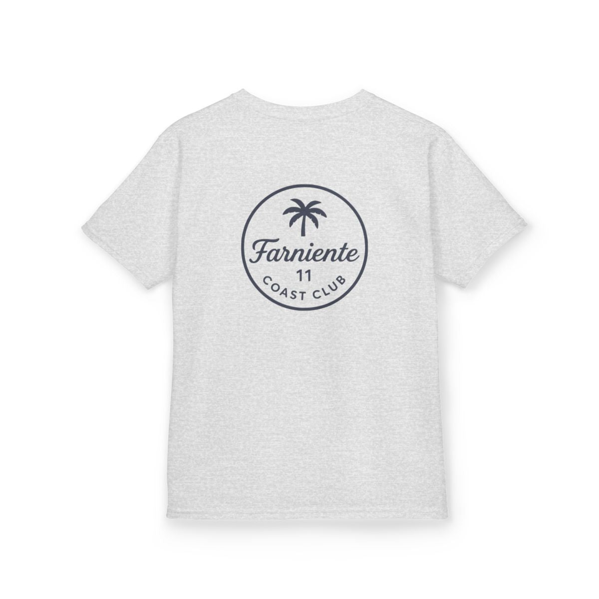 Kids Palm Tree Badge Tee Navy 