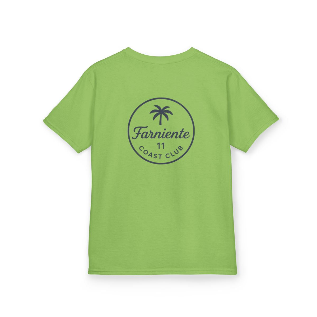 Kids Palm Tree Badge Tee Navy 