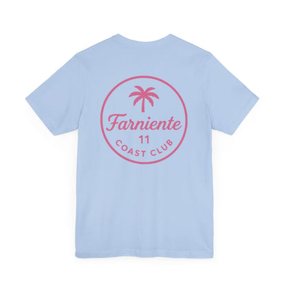 Men's Pop Pink Farniente Badge T-Shirt 
