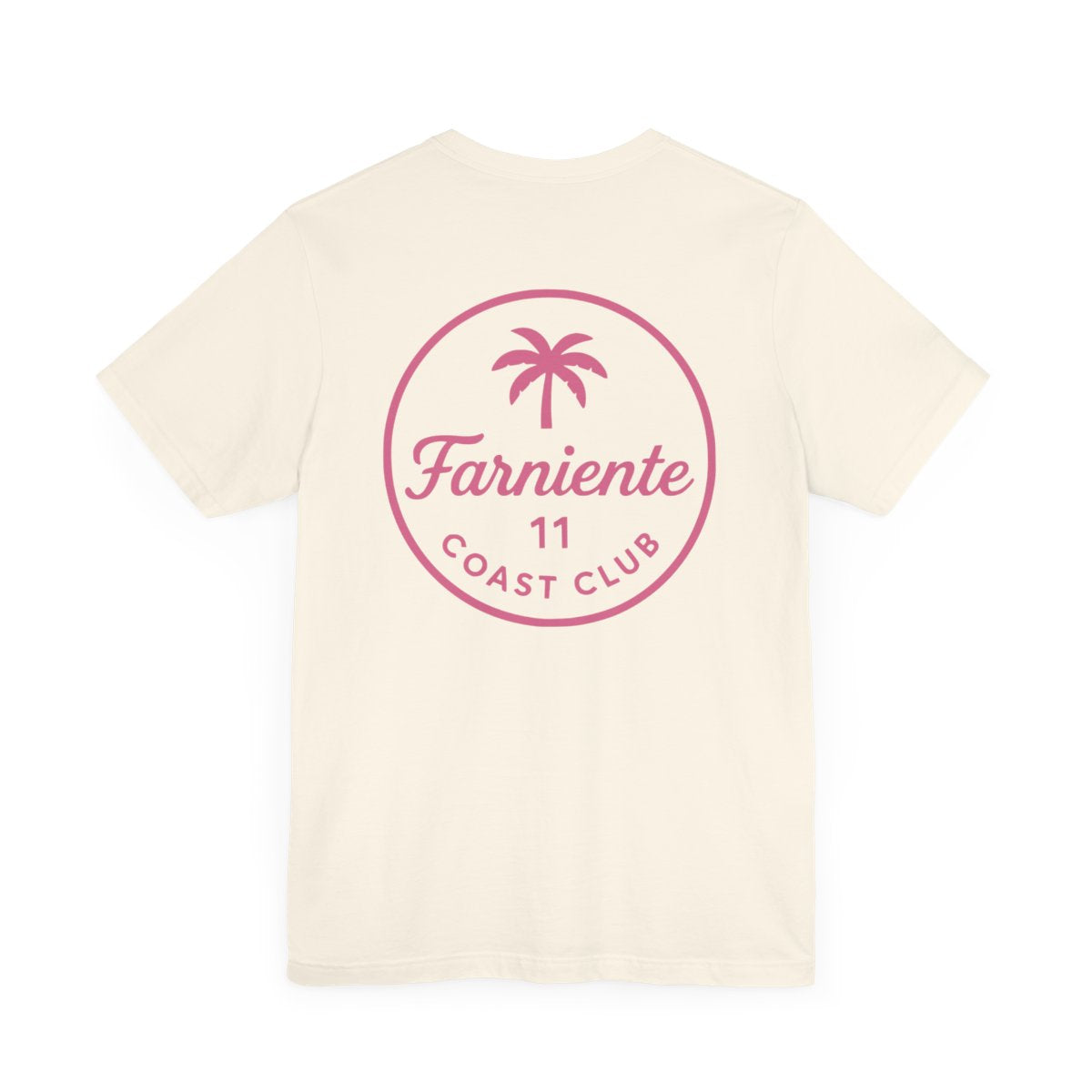 Men's Pop Pink Farniente Badge T-Shirt 