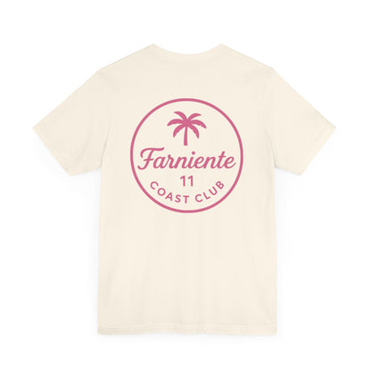 Men's Pop Pink Farniente Badge T-Shirt 