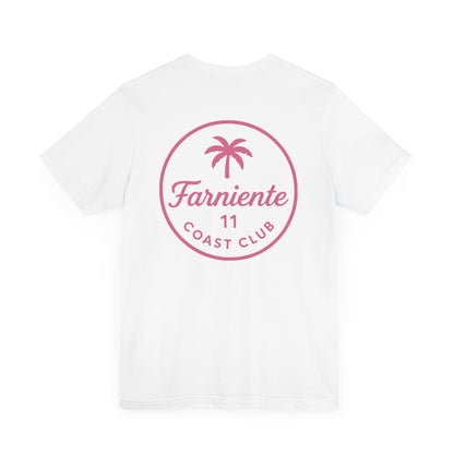 Men's Pop Pink Farniente Badge T-Shirt 