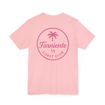 Men's Pop Pink Farniente Badge T-Shirt 