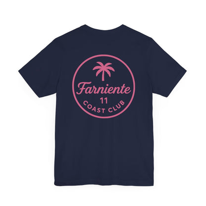 Men's Pop Pink Farniente Badge T-Shirt 
