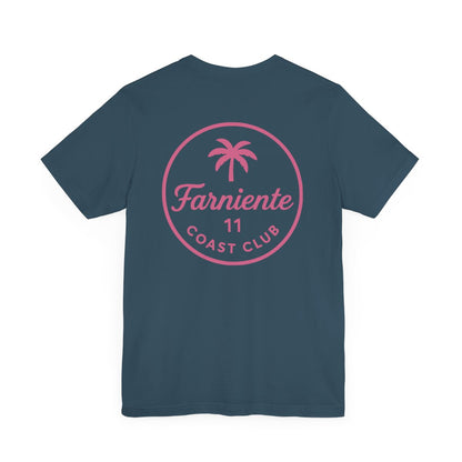 Men's Pop Pink Farniente Badge T-Shirt 