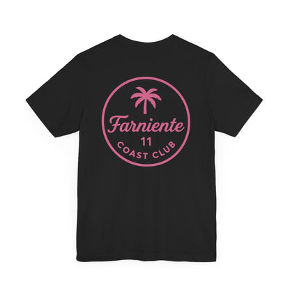 Men's Pop Pink Farniente Badge T-Shirt 