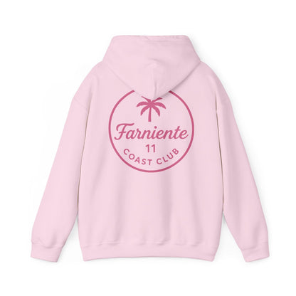 Men's Pink Badge Hoodie Farniente Club 