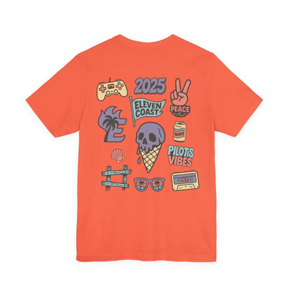 Men's Melting Skull Ice Cream T-Shirt 
