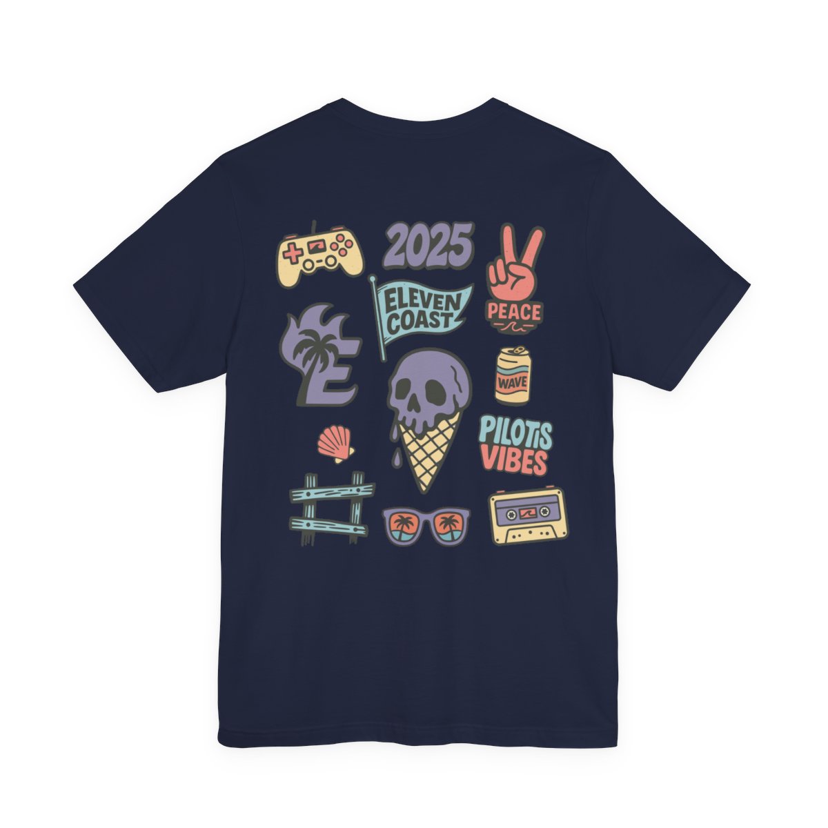 Men's Melting Skull Ice Cream T-Shirt 