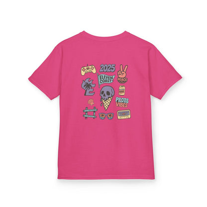 Kids Ice Cream Skull Tee Lavender 