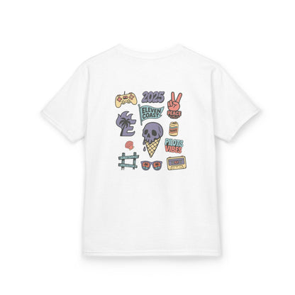 Kids Ice Cream Skull Tee Lavender 