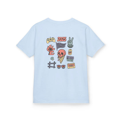 Kids Coral Skull Ice Cream Tee 