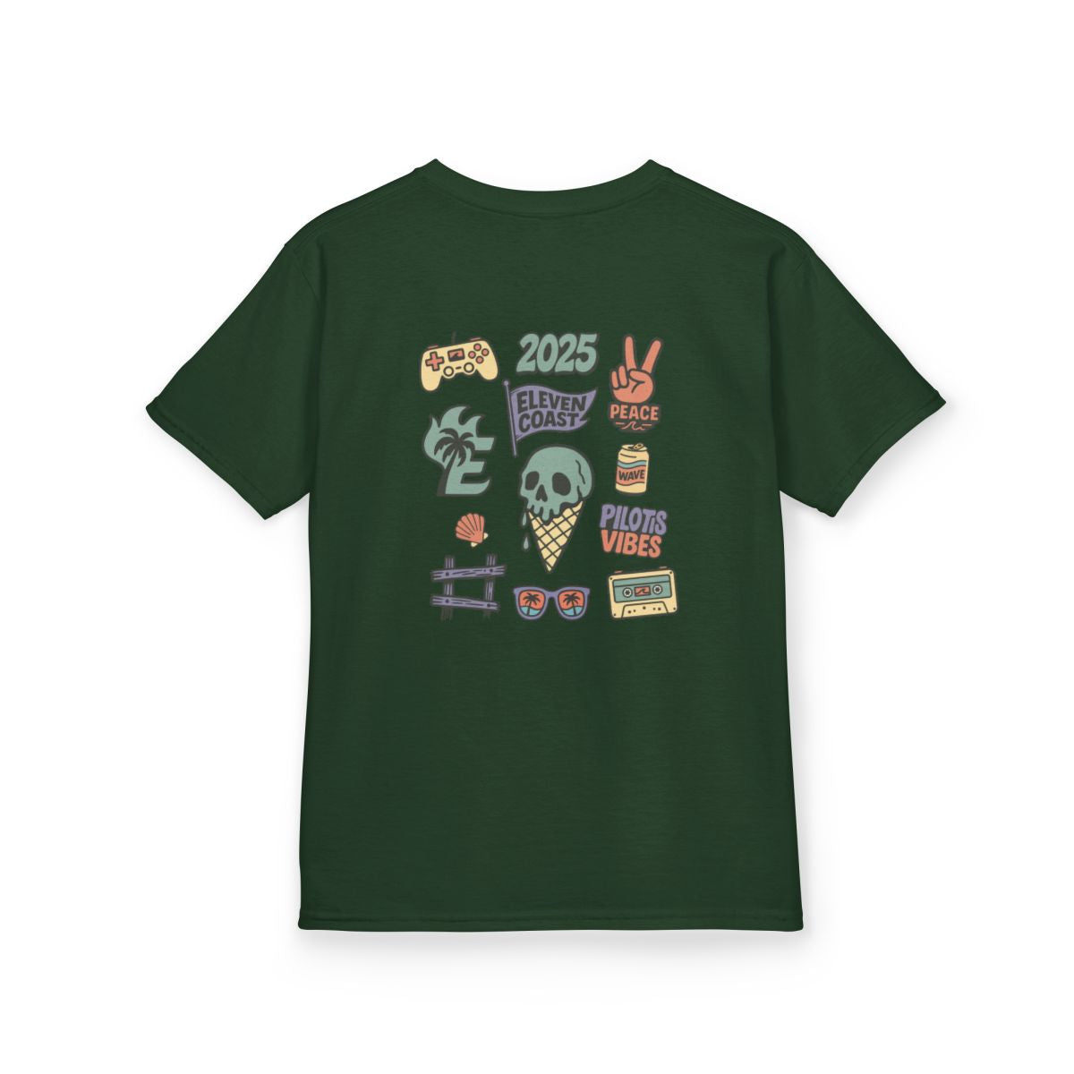 Kids Bold Skull Ice Cream Tee 